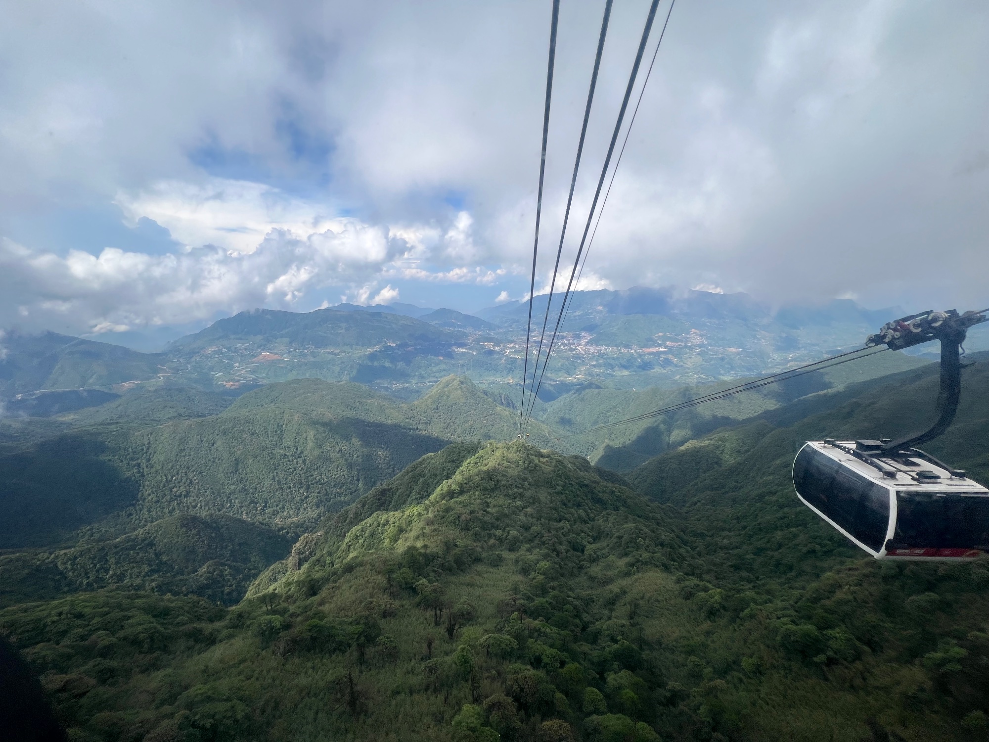 The longest Cable Car in the world leads to Fanxipan's top. 