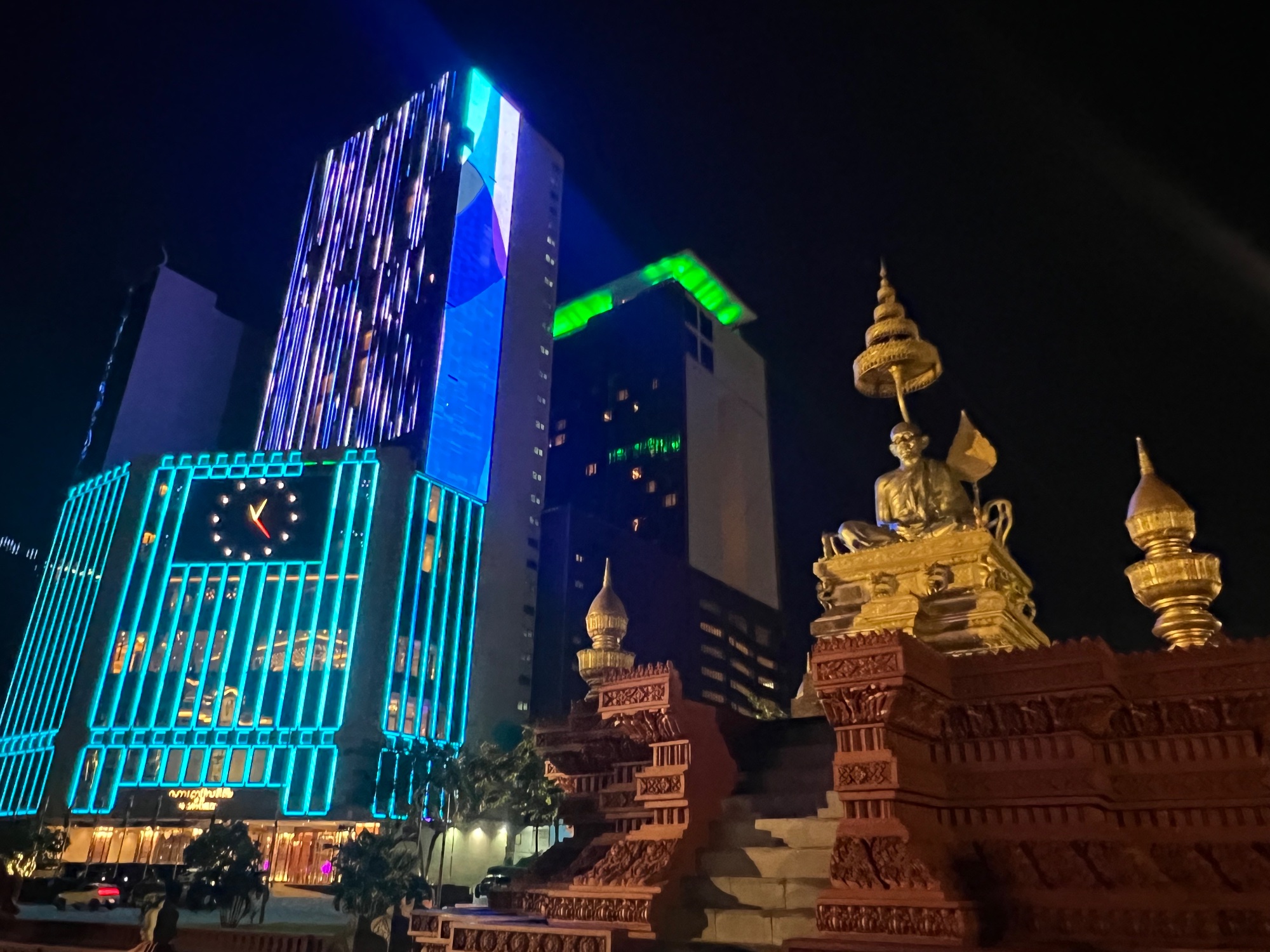 Nagaworld....one of the Casinos in town.