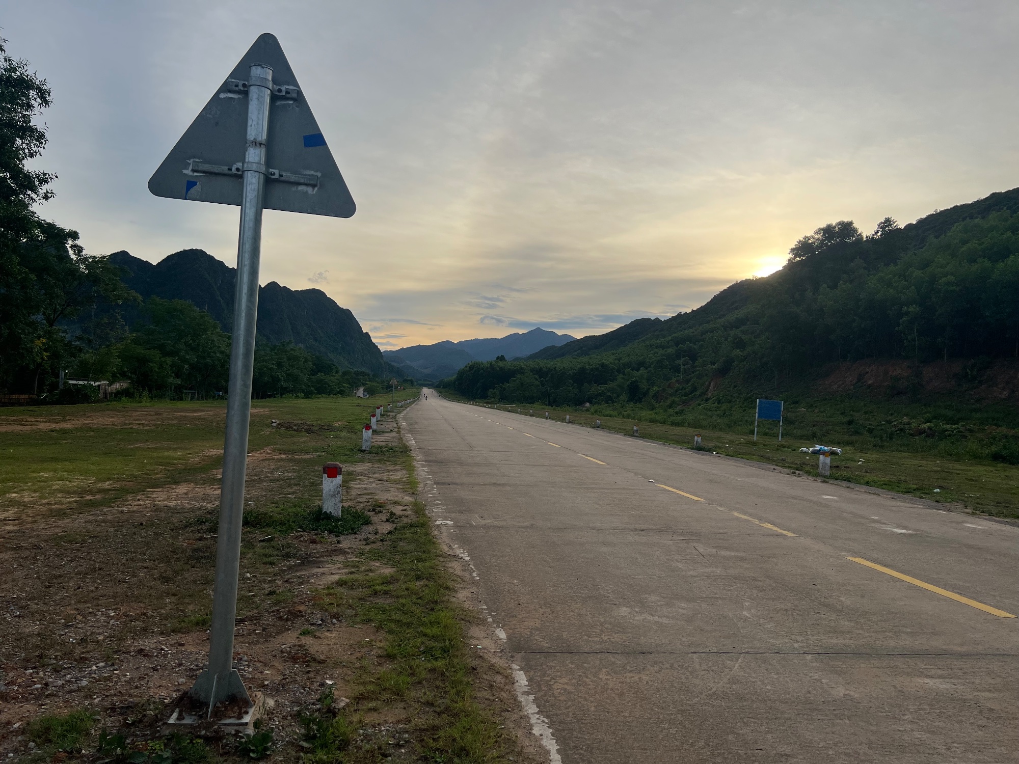 That used to be a landing strip during the Vietnam war, used by North Vietnam.
