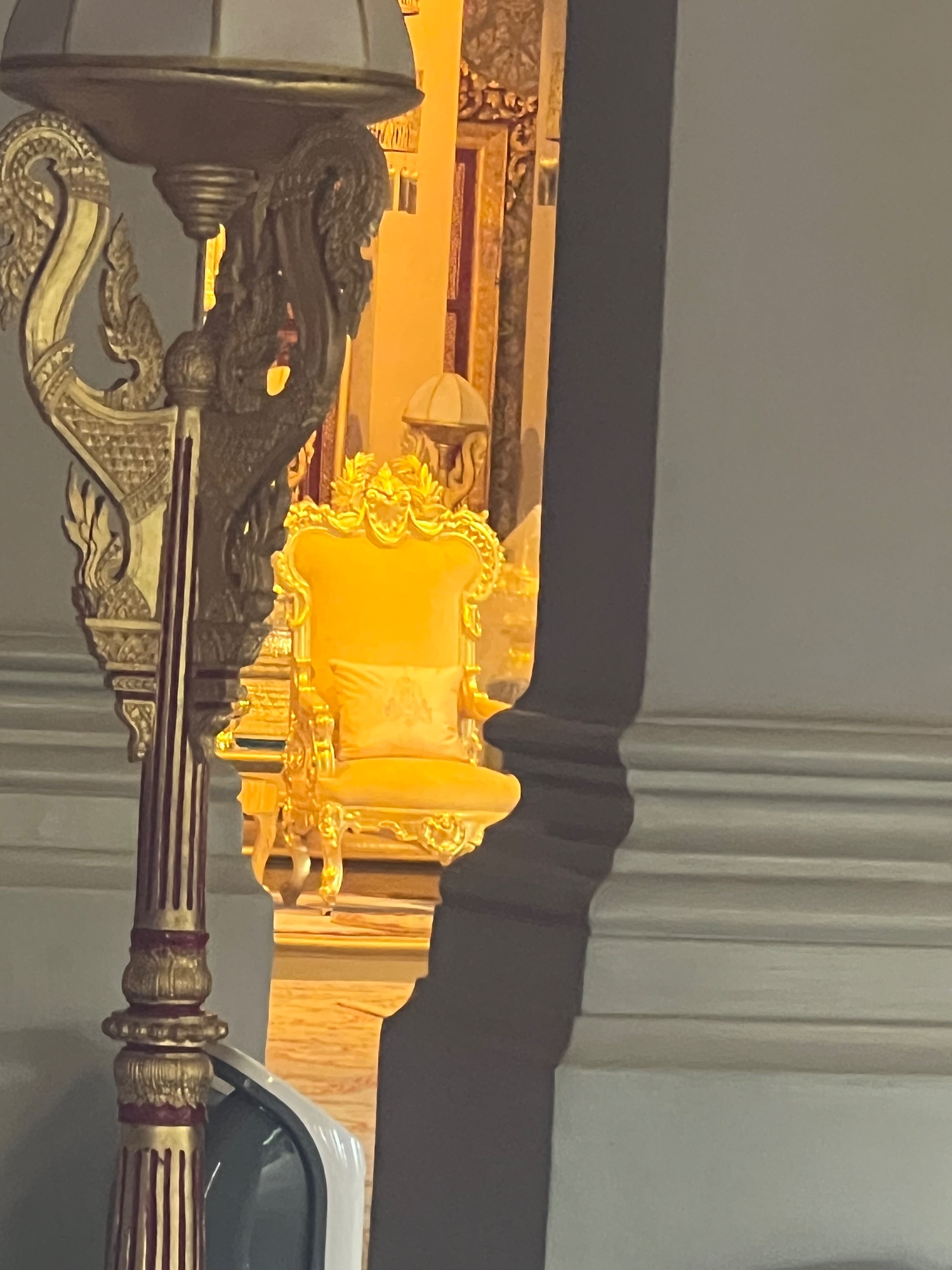 The Throne in its partial glory.