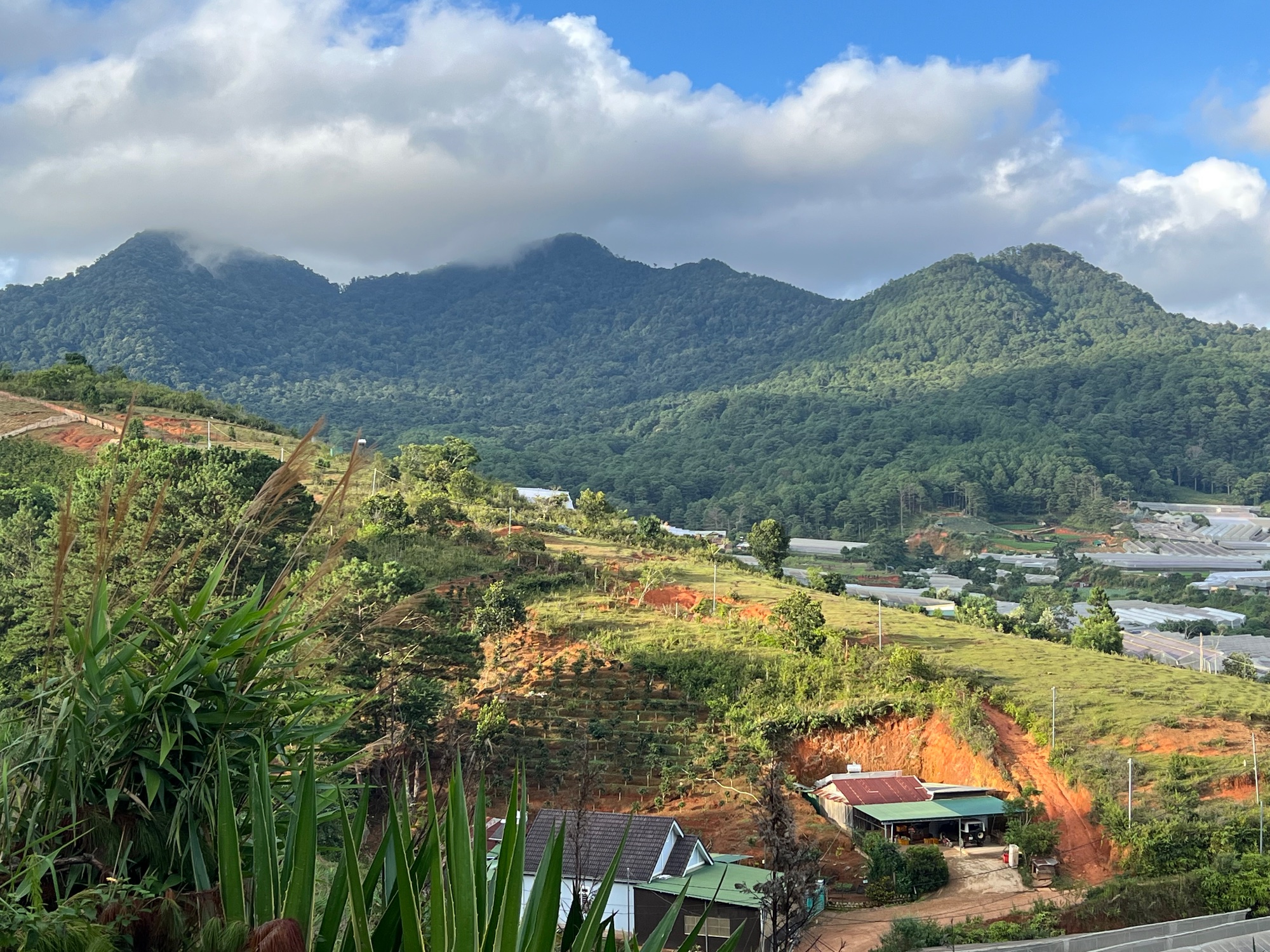 The left peak is the Langbiang