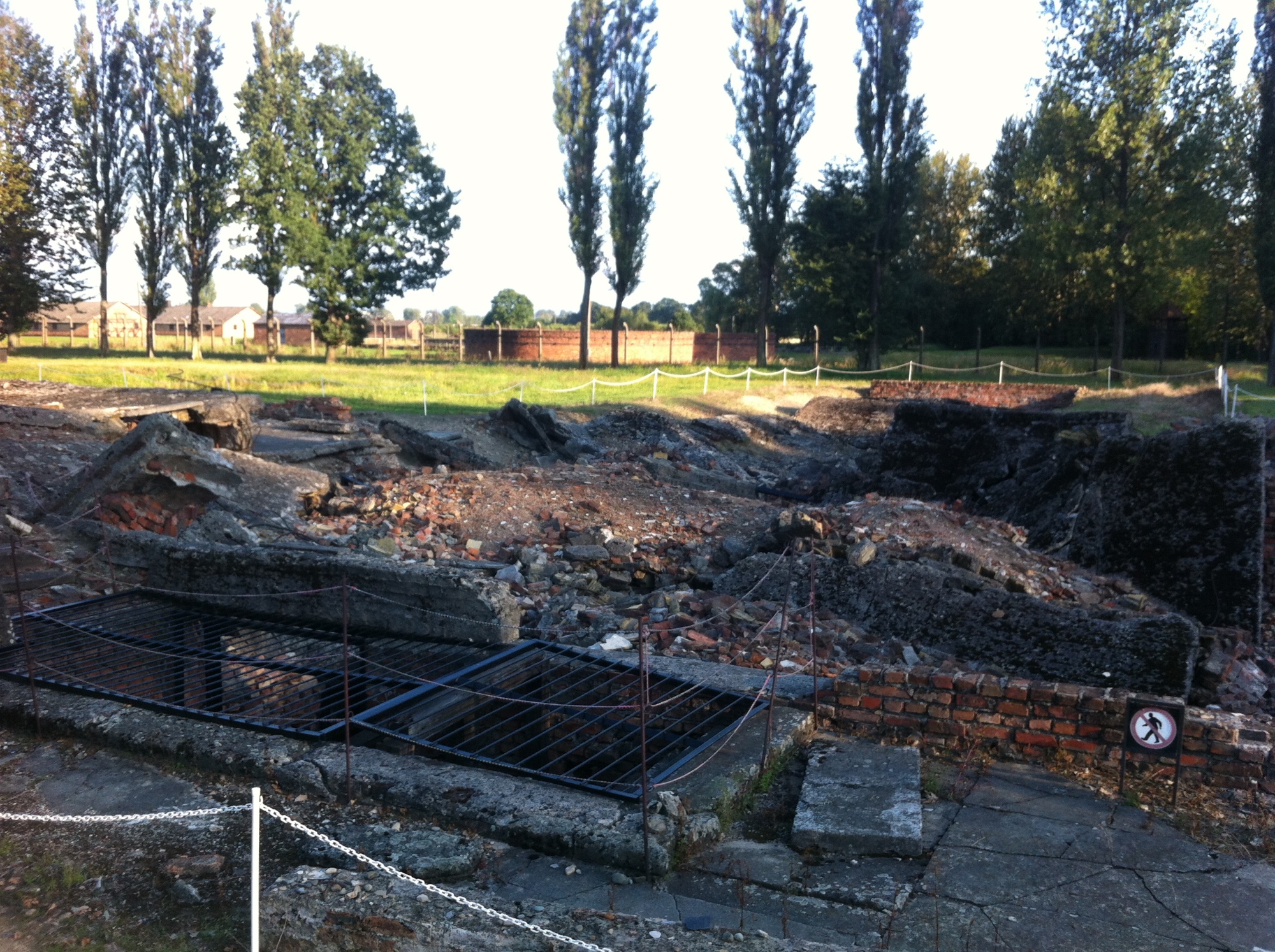 The ruins of the gas chamber