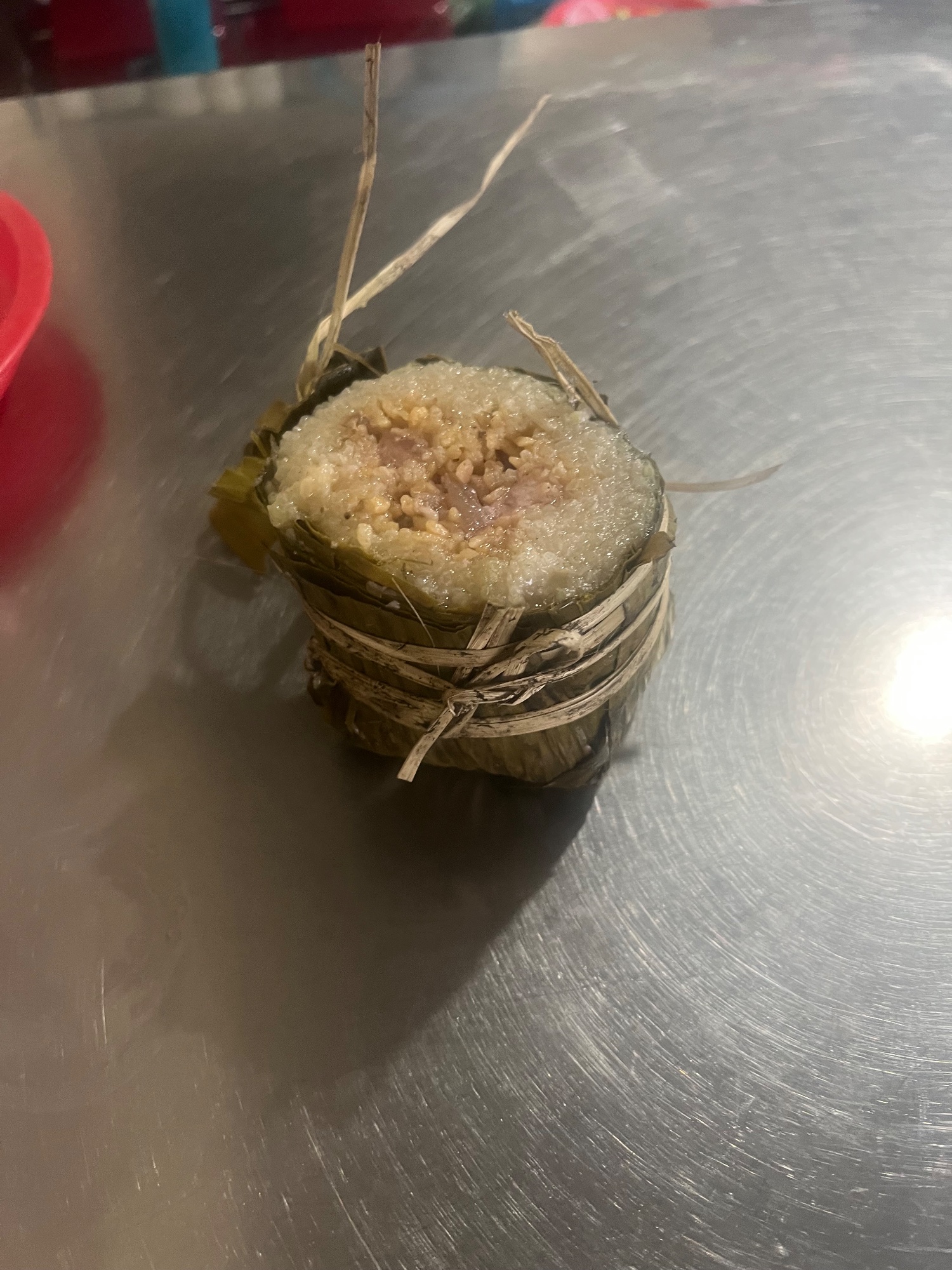 ... and some rice with filling.