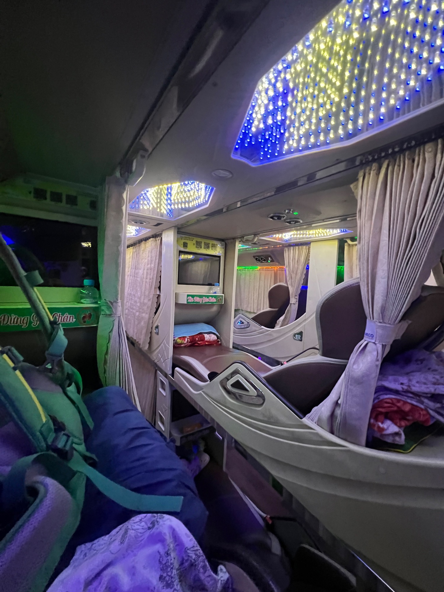 The sleeper bus I took to Pleiku. Surprisingly, I actually spent some hours sort of sleeping