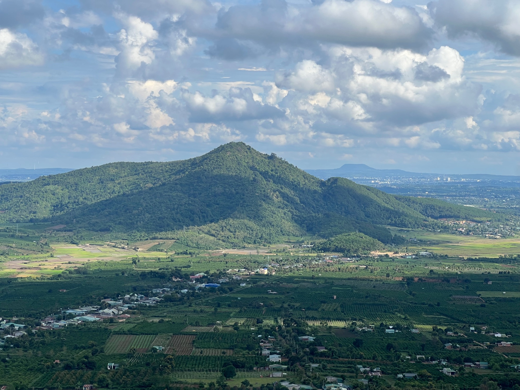 With the view all the way back to Pleiku